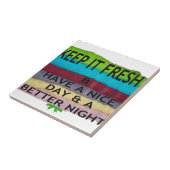 Fris en schoon: kleuruitbarsting voor een frisse s tegeltje (Zijkant)