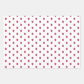 Fris frambozen Waterverf kunst Inpakpapier Vel (Voorkant 3)