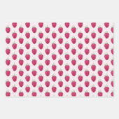 Fris frambozen Waterverf kunst Inpakpapier Vel (Voorkant 2)