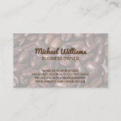 Fris gebrouwen koffiekopje visitekaartje (Achterkant)