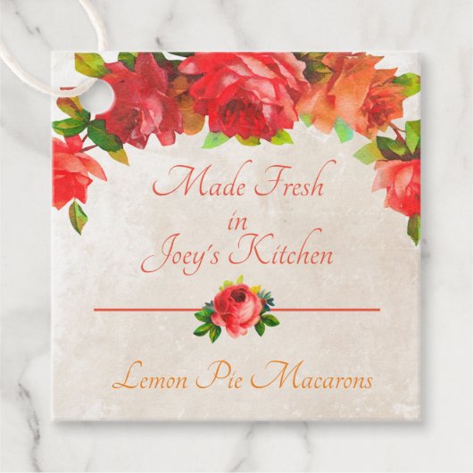 Fris gemaakt van mijn keukenproduct Labels (Voorkant)