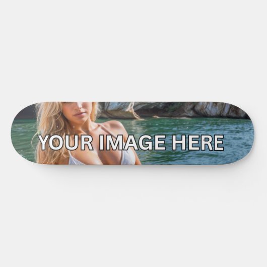 FRIS! 🛹 Gepersonaliseerd Skateboard Deck Design (Horizontaal)
