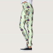 Fris groen Abstract patroon Leggings (Links)