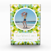 Fris Groen Blauw Gelukkige Moederdag Beste Mam Gif Fotoblokken (Voorkant)