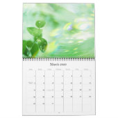 Fris groen laat  kalender achter (Mar 2026)