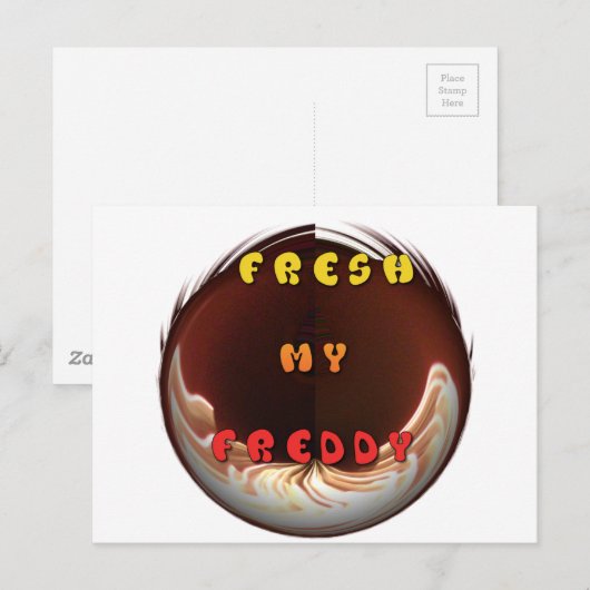 Fris mijn Freddy Art Print Briefkaart (Voorkant / Achterkant)