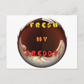 Fris mijn Freddy Art Print Briefkaart (Voorkant)