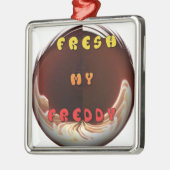Fris mijn Freddy Art Print Metalen Ornament (Links)