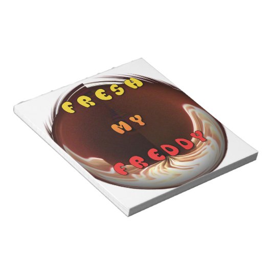 Fris mijn Freddy Art Print Notitieblok (Schuin)