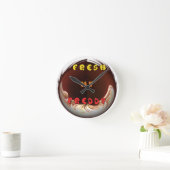 Fris mijn Freddy Art Print Ronde Klok (Huis)