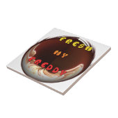 Fris mijn Freddy Art Print Tegeltje (Zijkant)