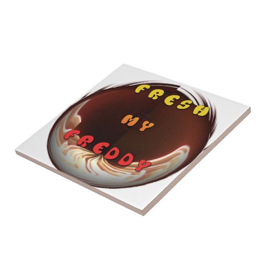 Fris mijn Freddy Art Print Tegeltje (Zijkant)