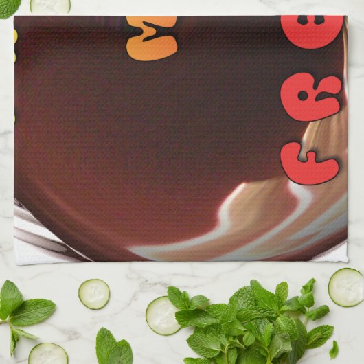 Fris mijn Freddy Art Print Theedoek (Gevouwen)