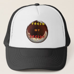 Fris mijn Freddy Art Print Trucker Pet