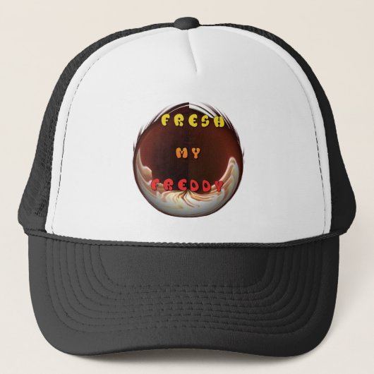 Fris mijn Freddy Art Print Trucker Pet (Voorkant)