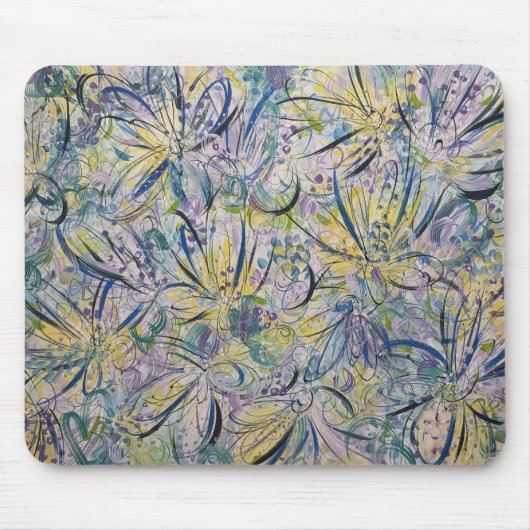 Fris modern design vrouwen muismat (Voorkant)