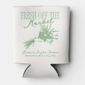 Fris van de Markt Groene Bruidsmeisjesborrel Blikjeskoeler (Voorkant)