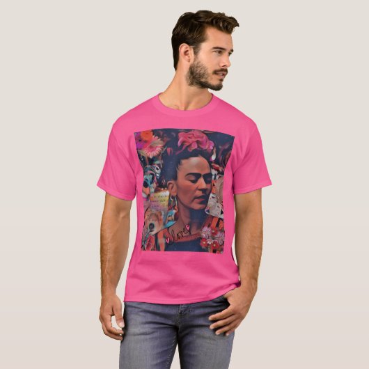 Frisa Kahlo T-shirt (Voorkant volledig)