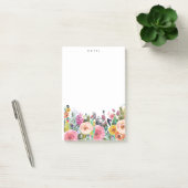 Frisante Waterverf Floral Blooms gepersonaliseerd Post-it® Notes (Kantoor)