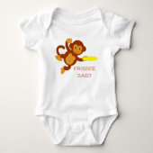 Frisbee Baby Monkey Baby Bodysuit (Voorkant)