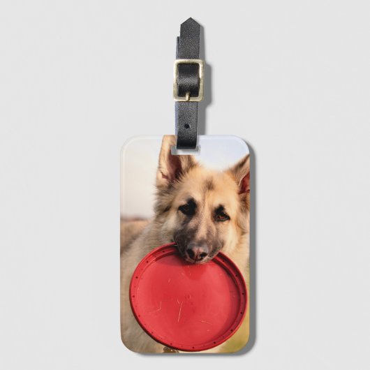 Frisbee Bagagelabel (Voorkant (verticaal))