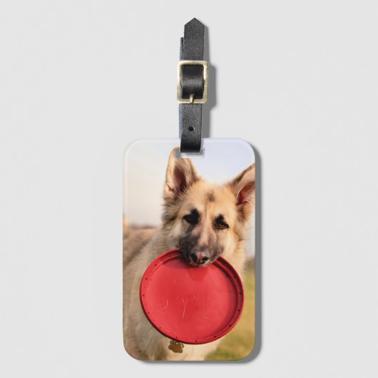 Frisbee Bagagelabel (Voorkant (verticaal))