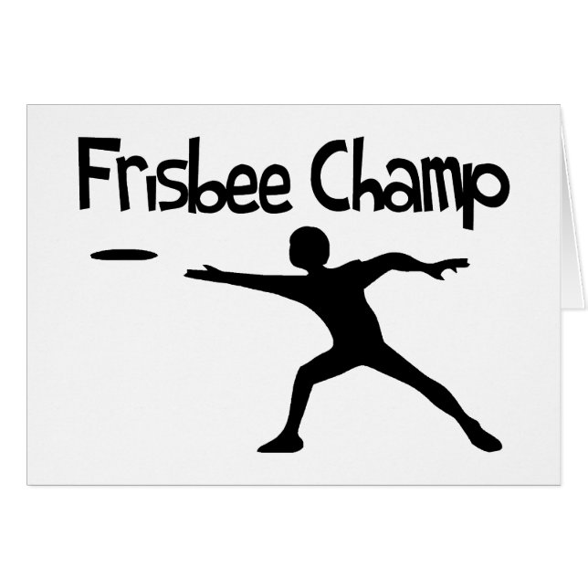 Frisbee Champ (Voorkant Horizontaal)