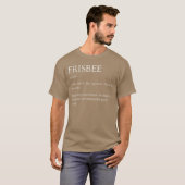 Frisbee Definitie Grappig Sarcasme Ultimate Frisbe T-shirt (Voorkant volledig)