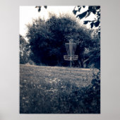 Frisbee Disk Golf Basket Poster (Voorkant)