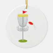 Frisbee Disk Golf Keramisch Ornament (Voorkant)