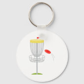 Frisbee Disk Golf Sleutelhanger (Voorkant)