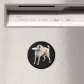 Frisbee Dog Meme Magnet (Insitu (Vaatwasser))