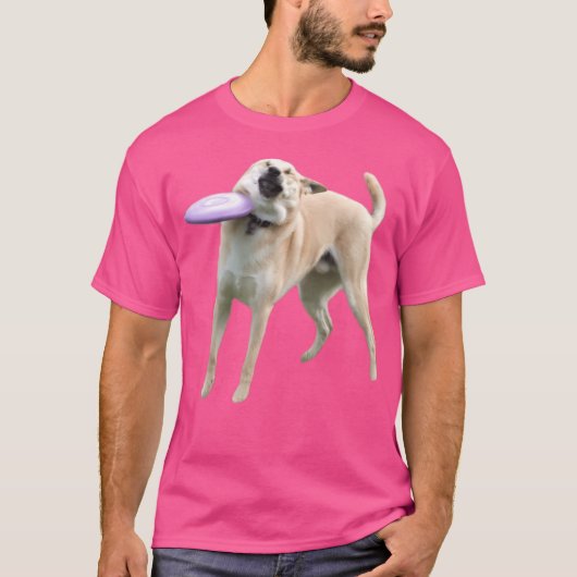 Frisbee Dog T-shirt (Voorkant)
