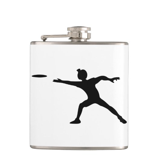 Frisbee Flask Heupfles (Voorkant)