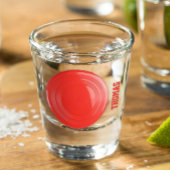 Frisbee Gepersonaliseerde schitterende glas