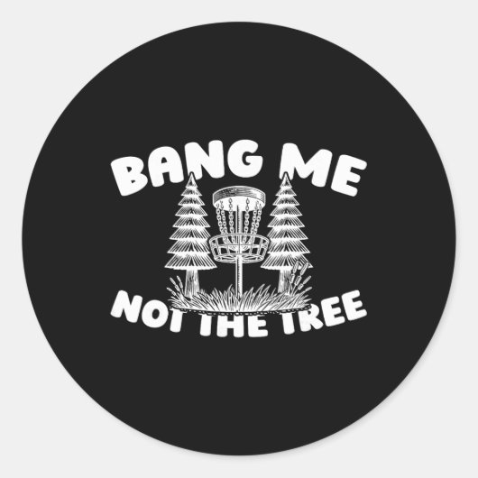 Frisbee Golf Buitensport - Disc Golf _1  Ronde Sticker (Voorkant)