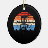 Frisbee Golf Disc Golf Retro Keramisch Ornament (Links)