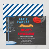 Frisbee Golf Uitnodiging (Voorkant / Achterkant)