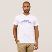 Frisbee houdt me gezond t-shirt (Voorkant volledig)