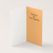 Frisbee in de Rozen bedankje Kaart (Binnen)