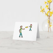 Frisbee Kaart (Gele Bloem)