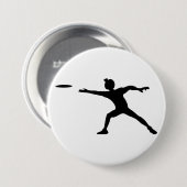 Frisbee Knop Ronde Button 7,6 Cm (Voorkant /achterkant)