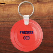 Frisbee look - Aangepaste Sleutelhanger (Achterkant)