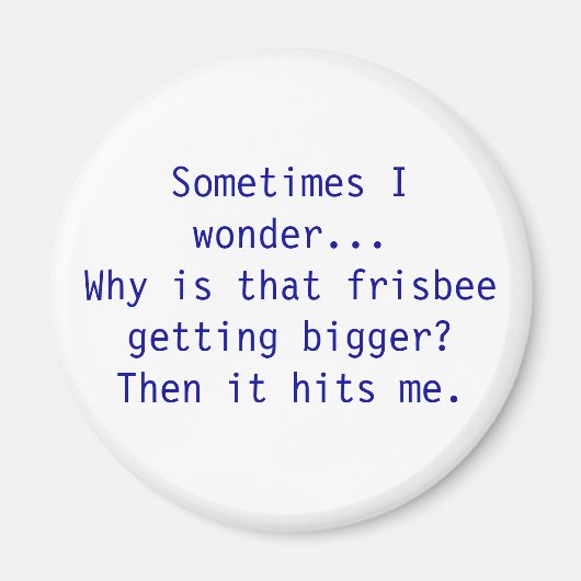 Frisbee Magneet (Voorkant)