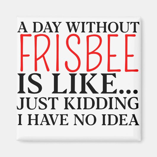 frisbee magneet (Voorkant)