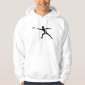 Frisbee Mannen Hoodie (Voorkant)