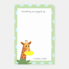 Frisbee Oerwoud Giraffe gepersonaliseerd Post-it® Notes