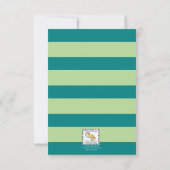 Frisbee Oerwoud Verjaardagsfeest 3x5 Uitnodiging (Achterkant)