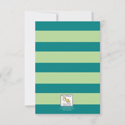 Frisbee Oerwoud Verjaardagsfeest 3x5 Uitnodiging (Achterkant)