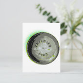 Frisbee Pie Tin Earth Colors Briefkaart (Staand voorkant)